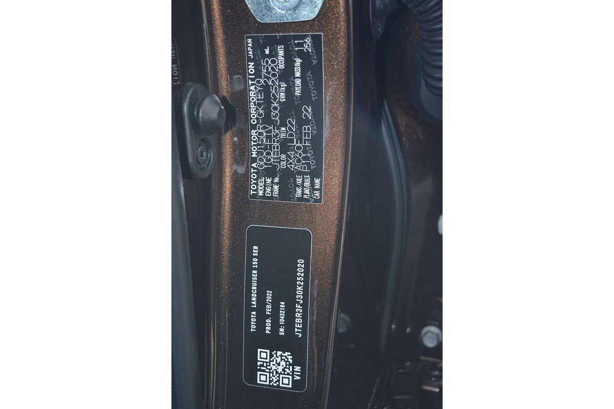 2022 Toyota Landcruiser Prado GXL GDJ150R