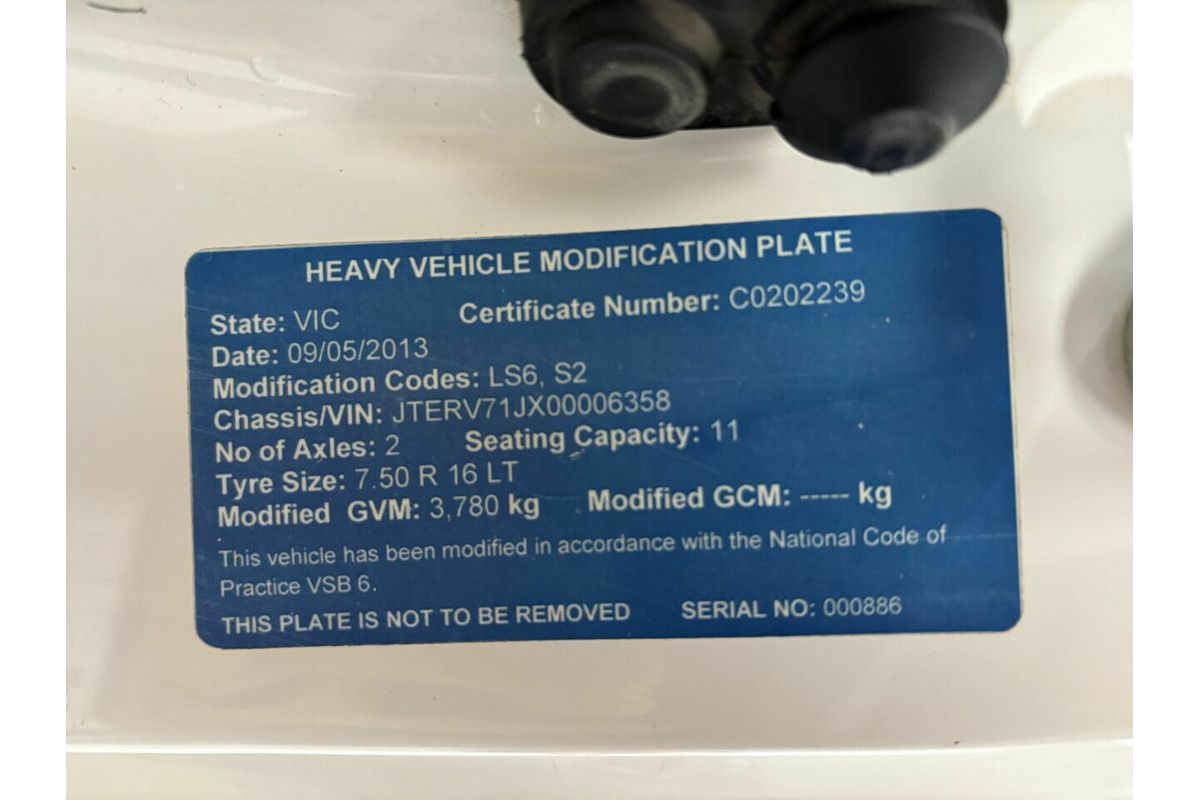 2013 Toyota Landcruiser Workmate Troopcarrier VDJ78R