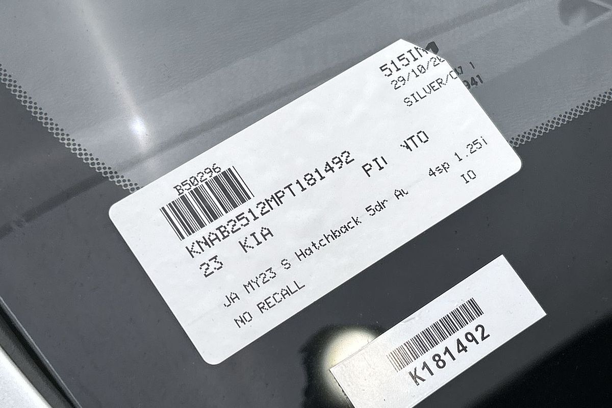 2023 Kia Picanto S JA
