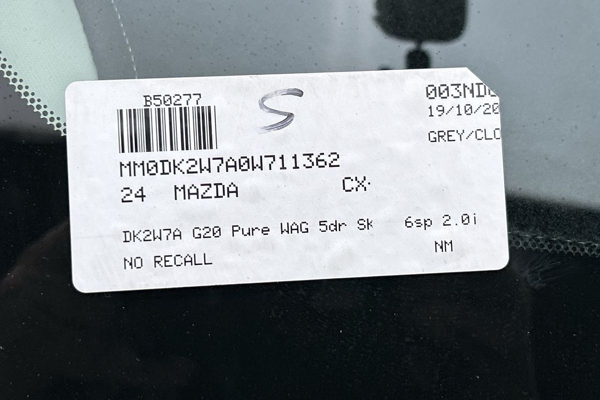 2024 Mazda CX-3 G20 Pure DK