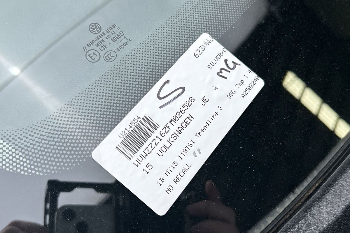 2015 Volkswagen Jetta 118TSI Trendline 1B
