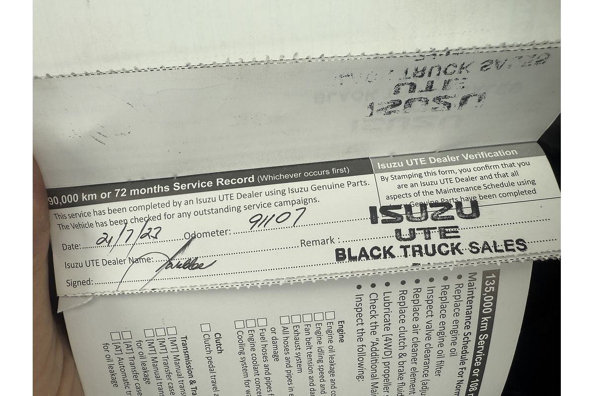 2018 Isuzu D-MAX SX 4X4