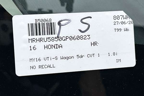 2016 Honda HR-V VTi-S
