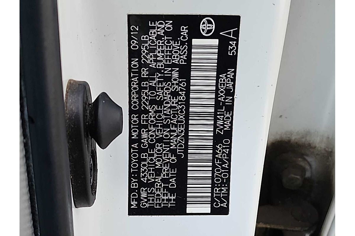 2012 Toyota Prius V Three