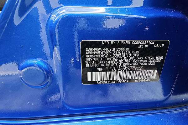 2019 Subaru WRX VA