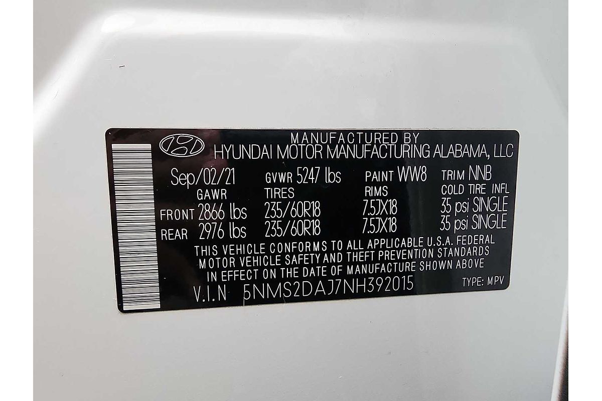 2022 Hyundai Santa Fe TM.V4