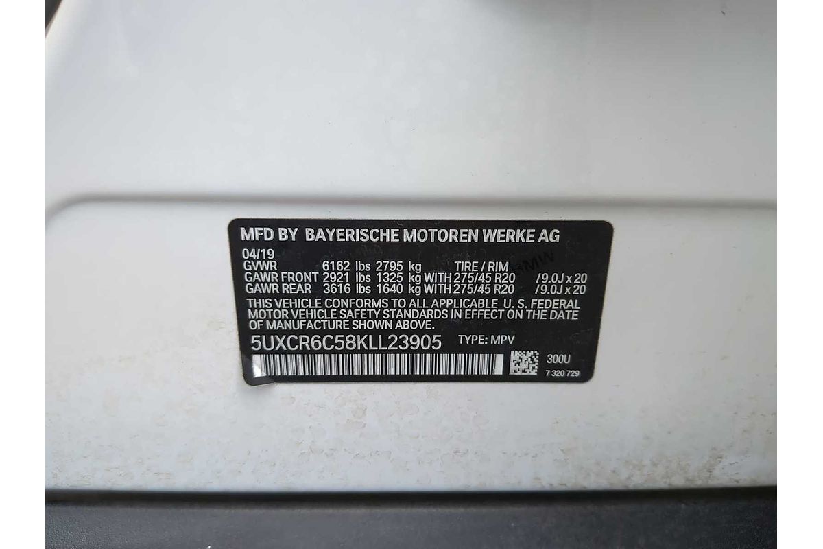 2019 BMW X5 xDrive40i G05