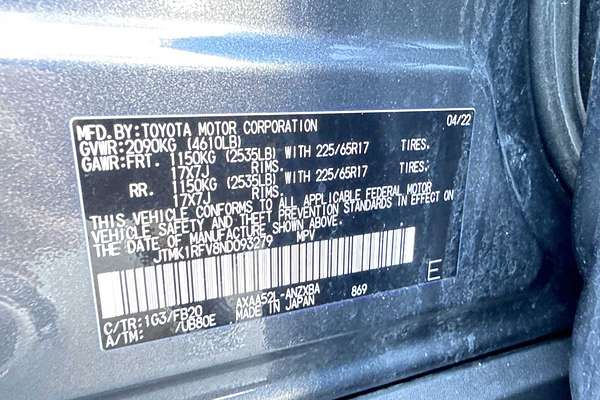 2022 Toyota RAV4 LE