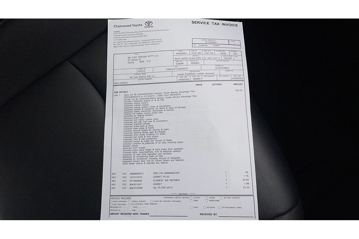 2020 Toyota RAV4 Cruiser AXAH54R