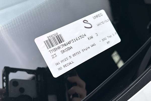 2023 SKODA Kamiq 85TSI Style NW