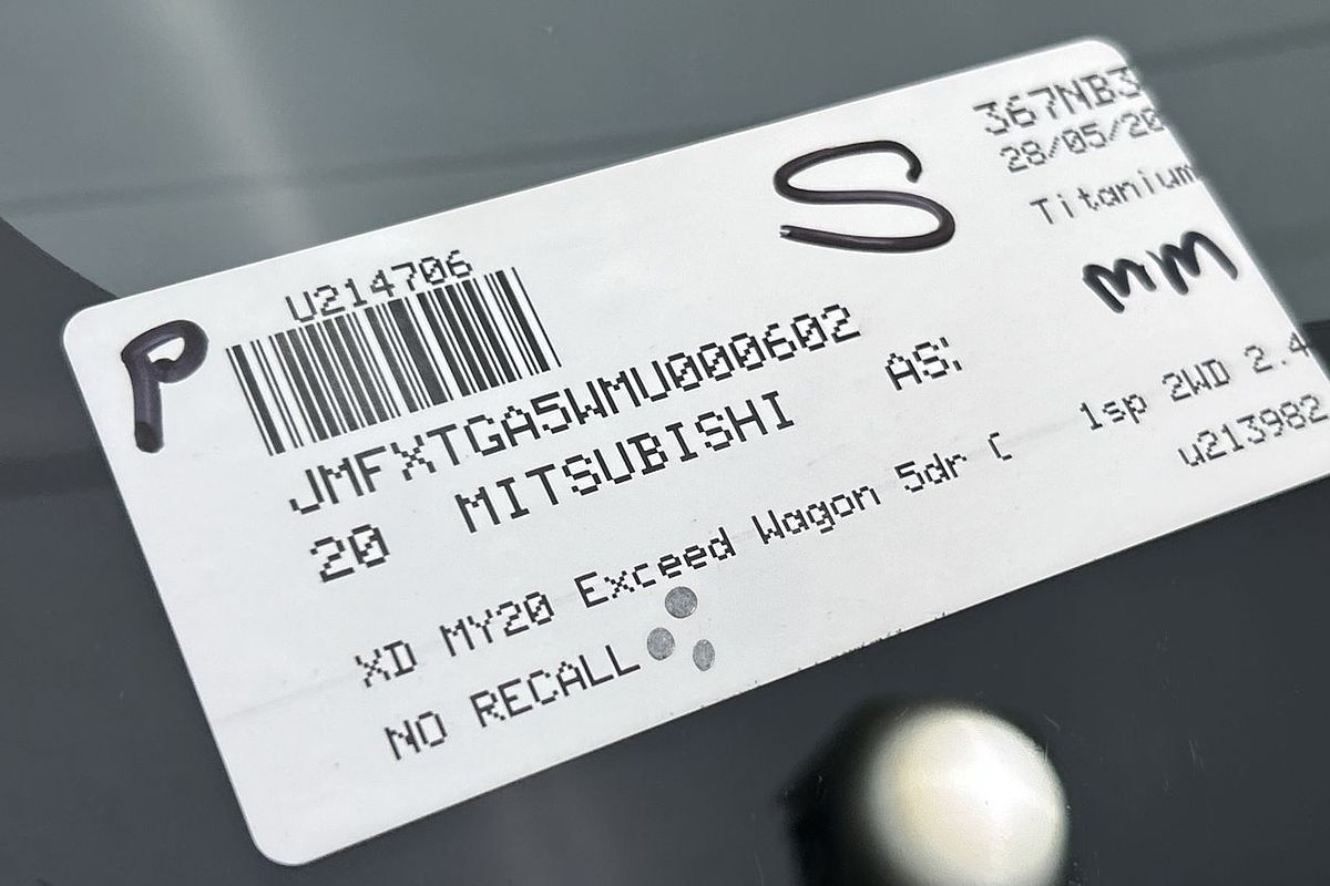 2020 Mitsubishi ASX Exceed XD