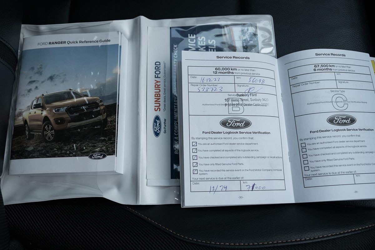 2022 Ford Ranger Wildtrak PX MkIII 4X4 2.0L