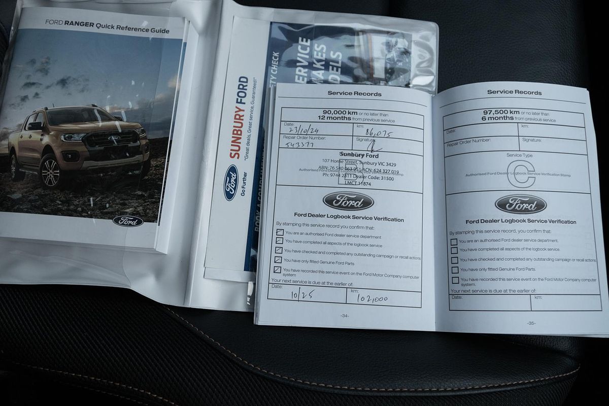 2022 Ford Ranger Wildtrak PX MkIII 4X4 2.0L