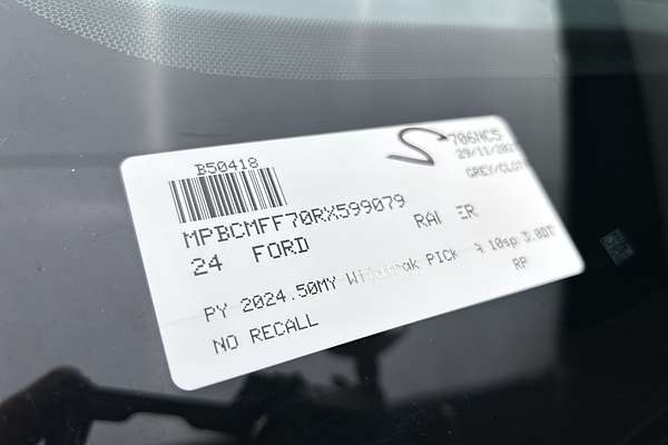 2024 Ford Ranger Wildtrak 4X4 3.0L
