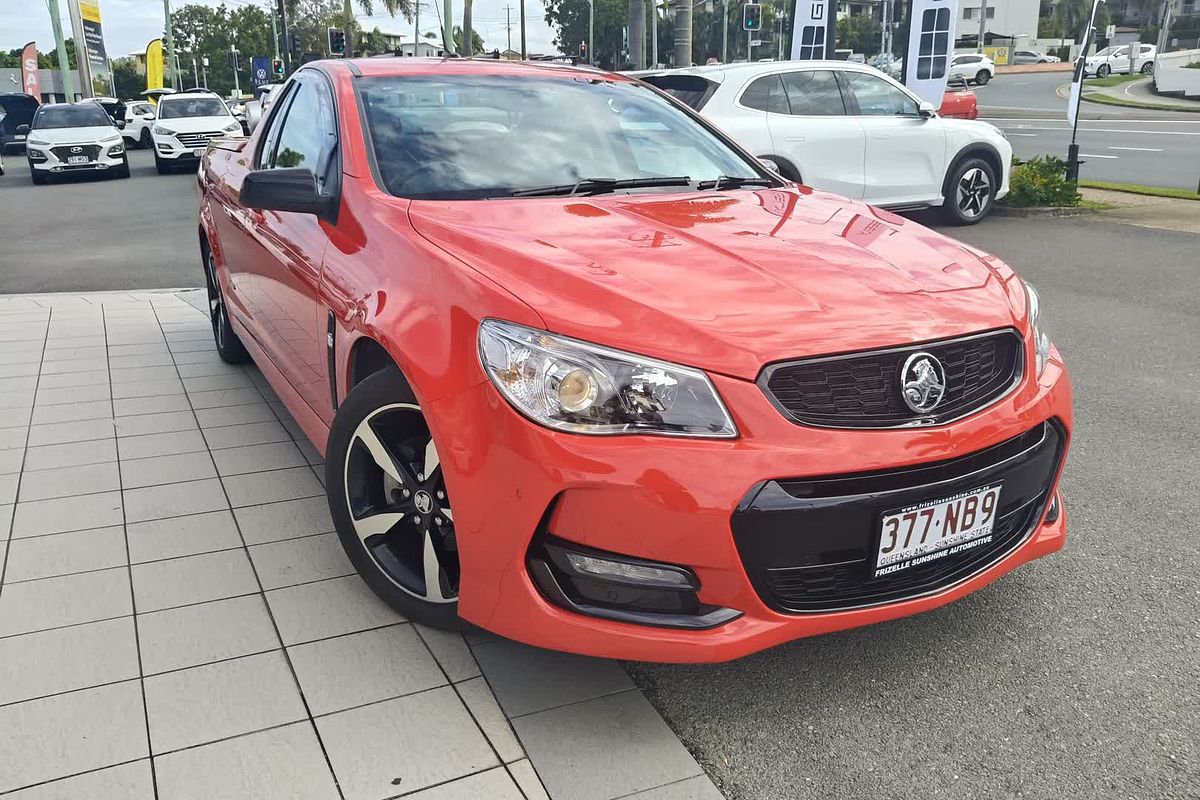 2016 Holden Ute SV6 Black VF Series II Rear Wheel Drive