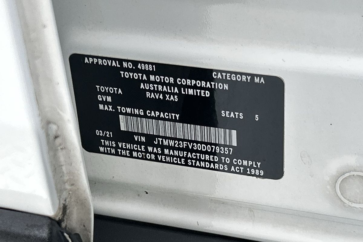2021 Toyota RAV4 GXL AXAH52R