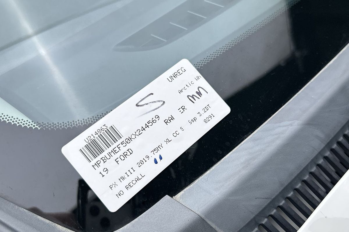 2019 Ford Ranger XL PX MkIII 4X4 3.2L