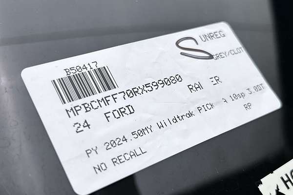 2024 Ford Ranger Wildtrak 4X4 3.0L