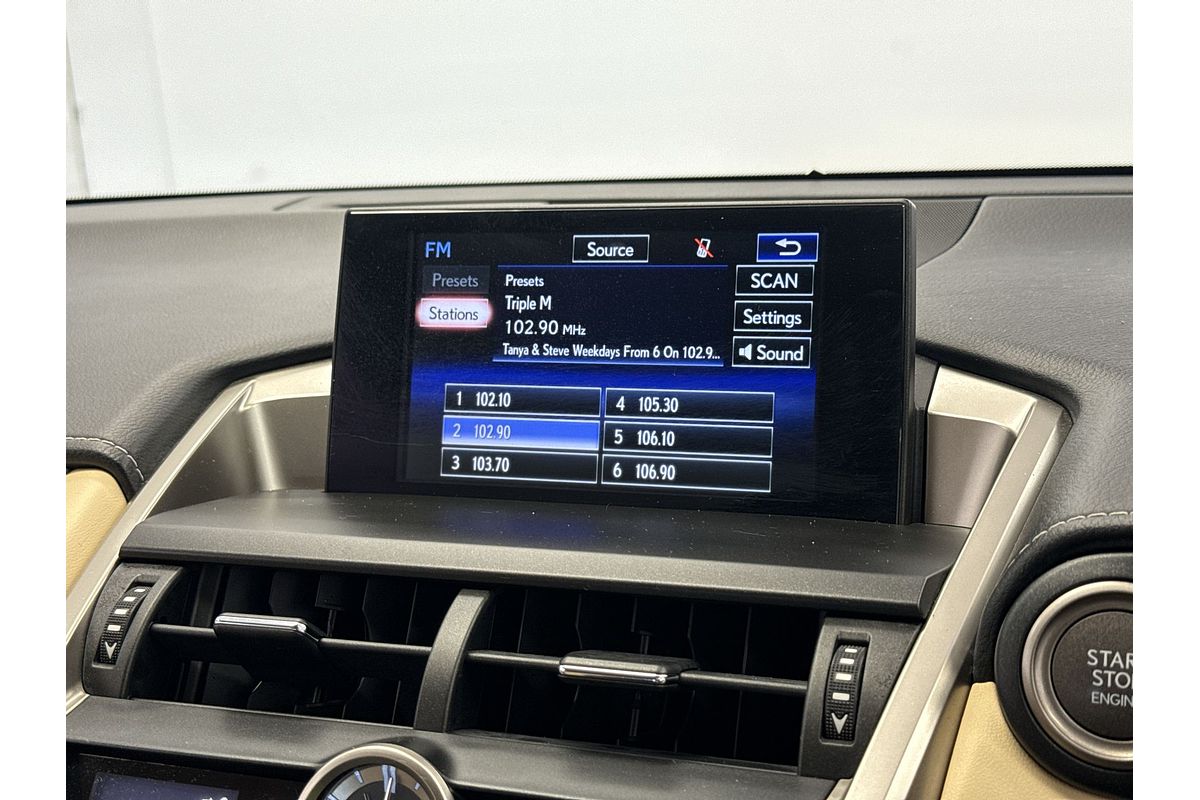 2015 Lexus NX NX200t Sports Luxury AGZ15R