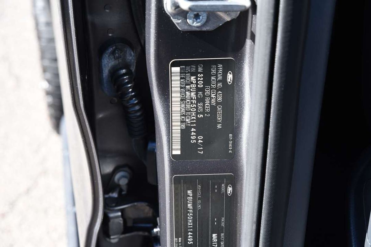2017 Ford RANGER XLT PX MkII  3.2L