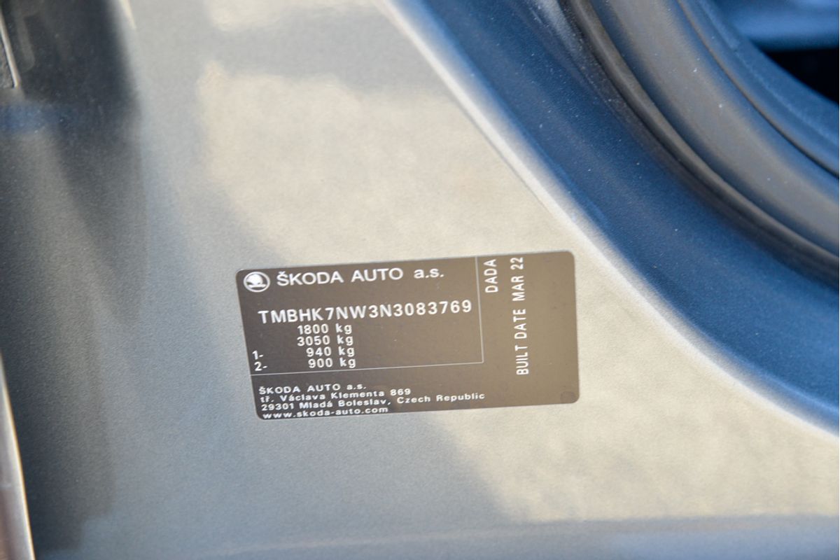 2022 SKODA Kamiq 110TSI Ambition NW