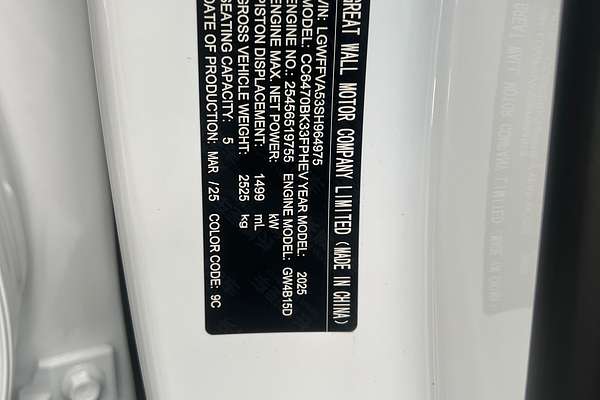 2025 GWM Haval H6GT Ultra PHEV B03