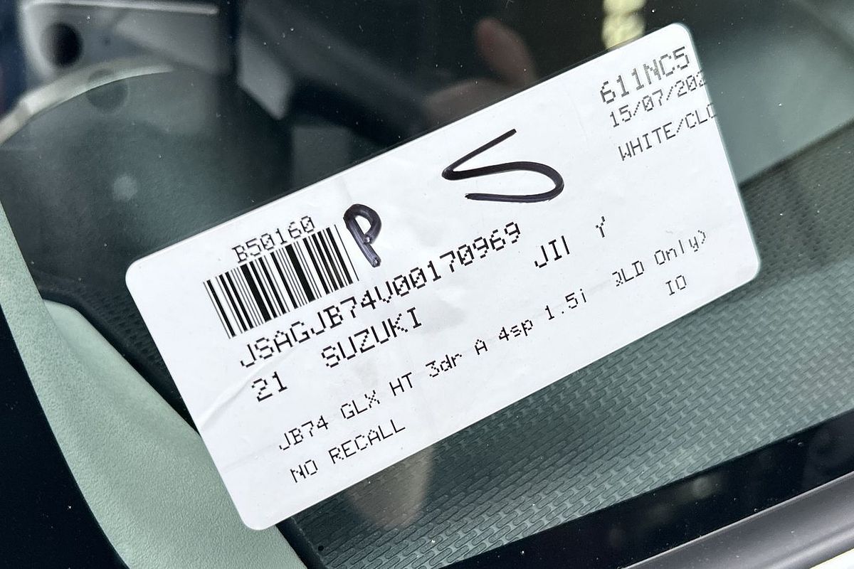 2021 Suzuki Jimny GLX GJ