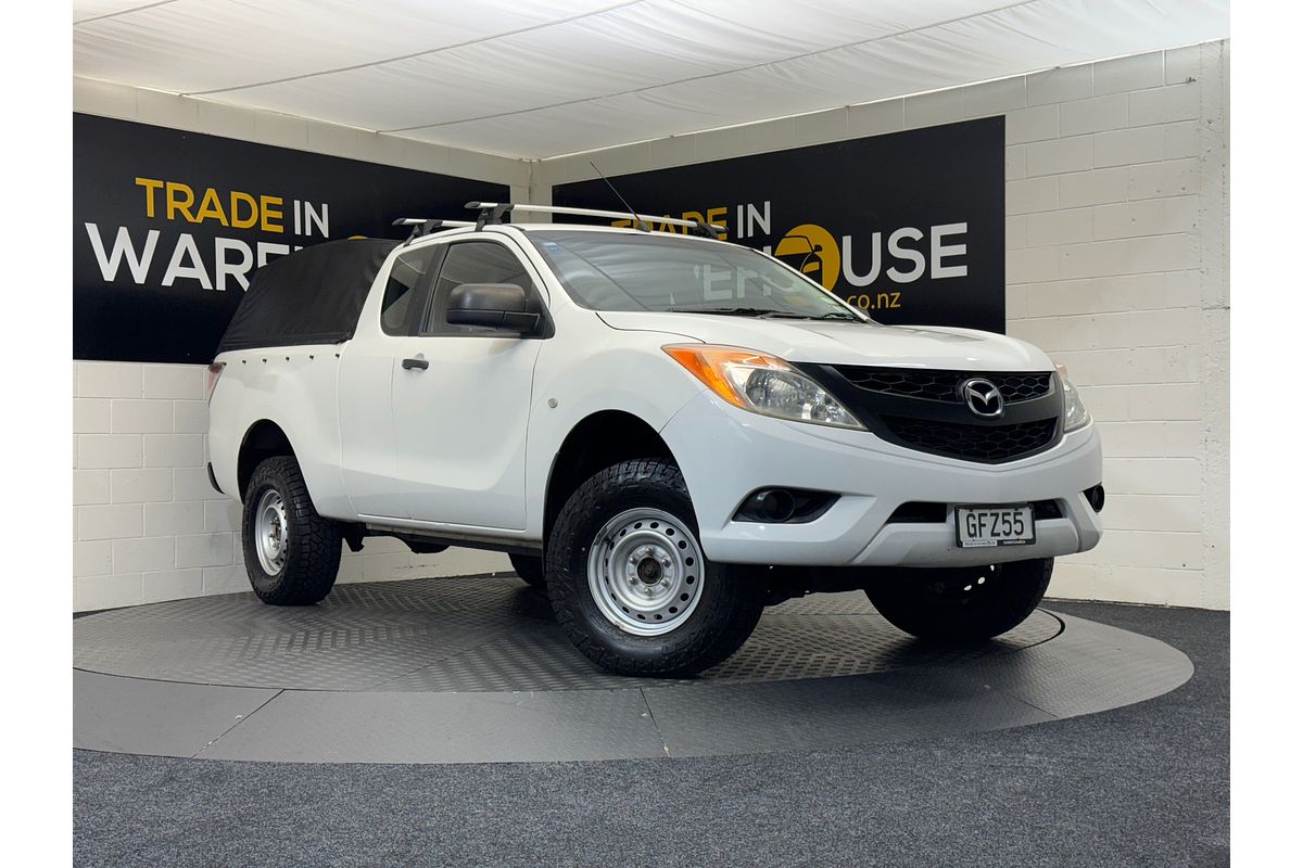 2012 Mazda BT-50 4WD GLX Extra Cab Manual 4X4