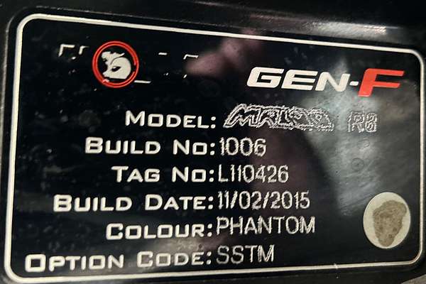 2015 Holden Maloo R8 GEN-F Rear Wheel Drive
