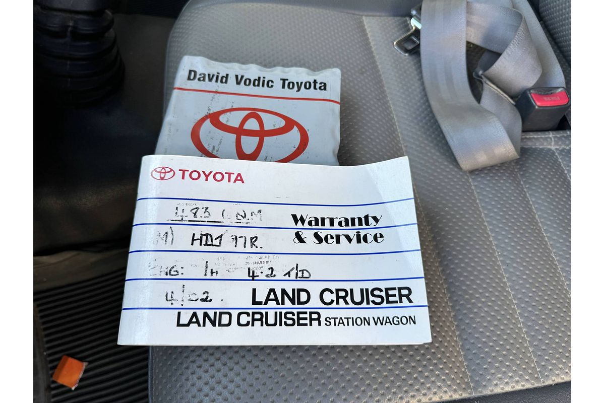 2002 Toyota LANDCRUISER SINGLE CAB (4x4)HDJ79R