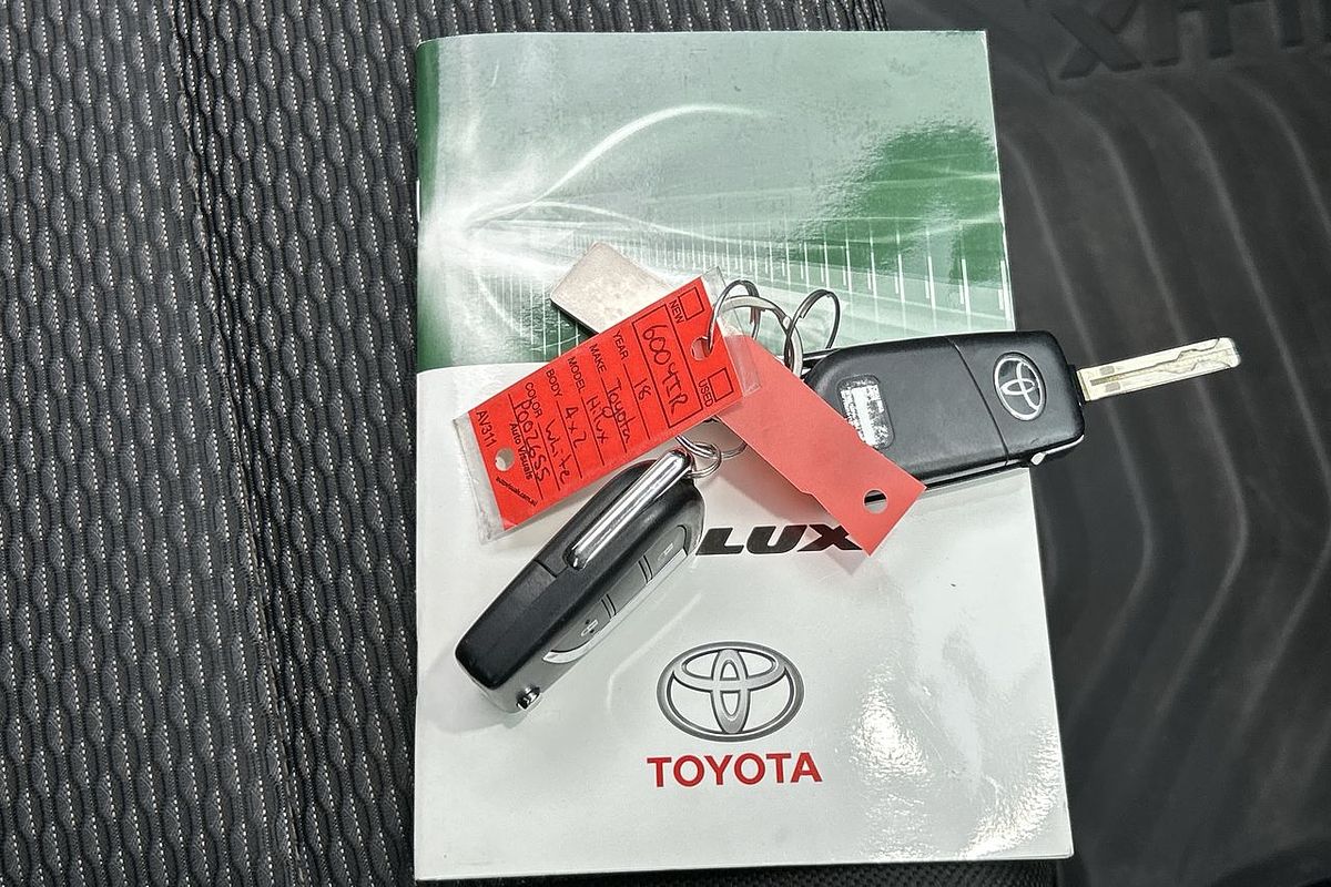 2018 Toyota Hilux Workmate TGN121R Rear Wheel Drive