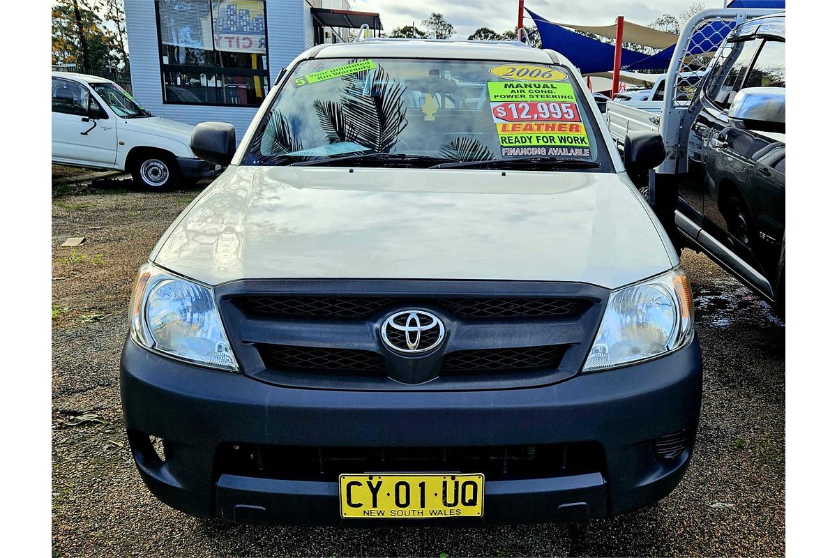 2006 Toyota Hilux Workmate TGN16R Rear Wheel Drive