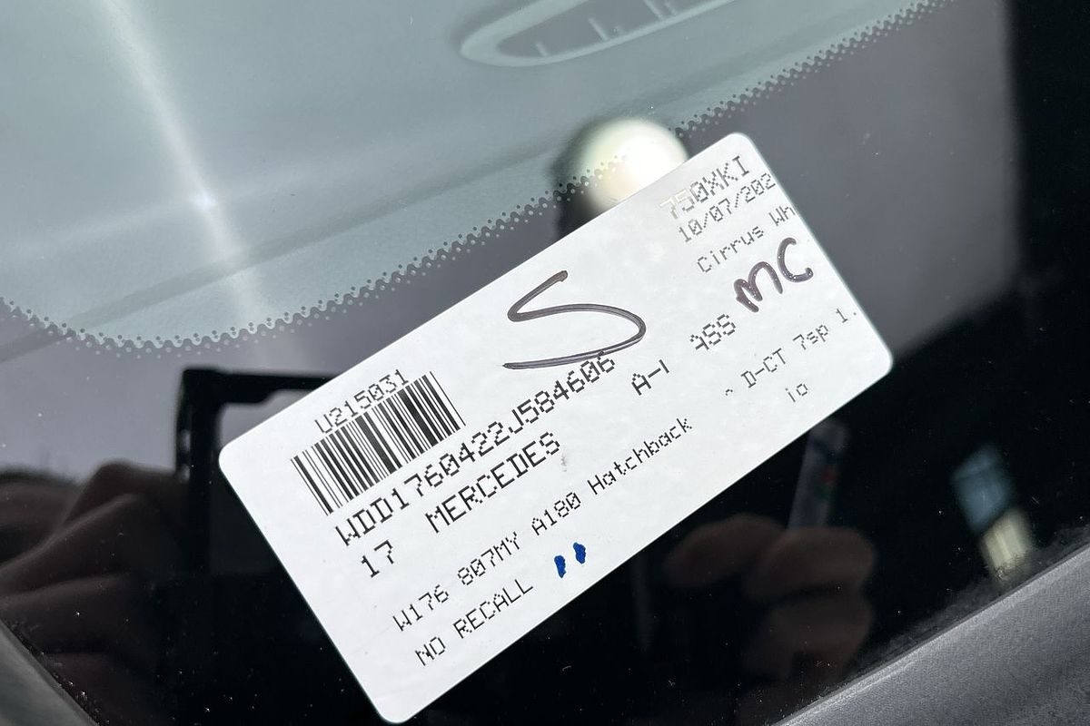 2017 Mercedes-Benz A-Class A180 W176