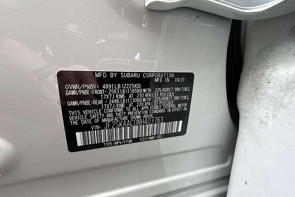 2022 Subaru Forester