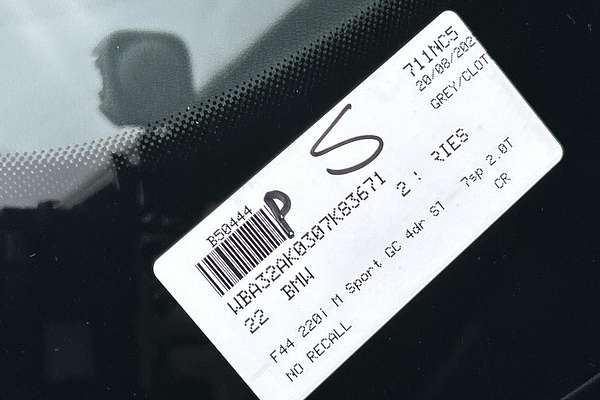 2022 BMW 2 Series 220i M Sport F44