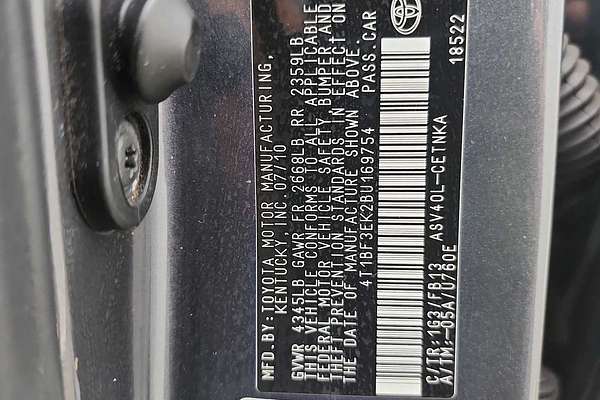 2011 Toyota Camry LE