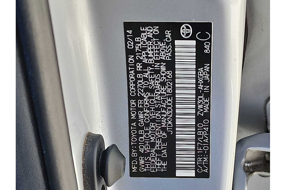 2014 Toyota Prius Three