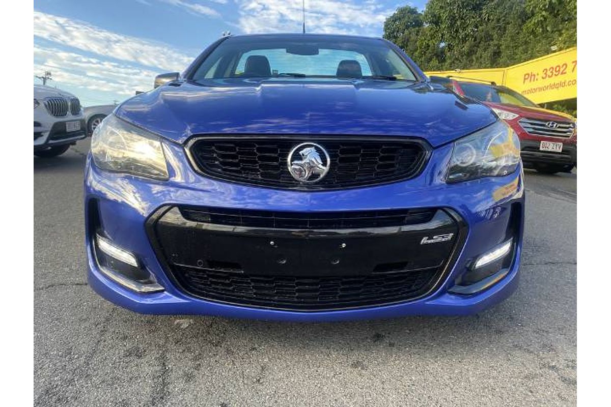 2016 Holden Ute SS Black VF Series II Rear Wheel Drive