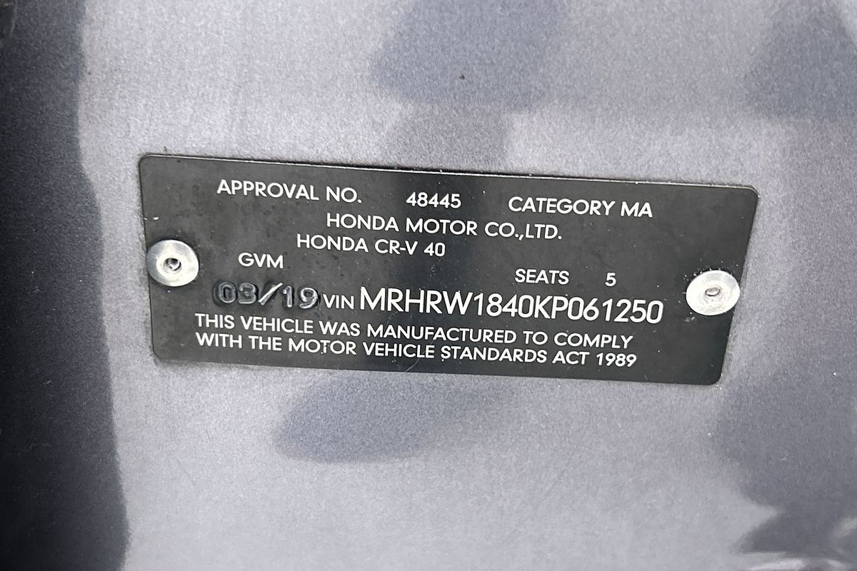 2019 Honda CR-V VTi RW