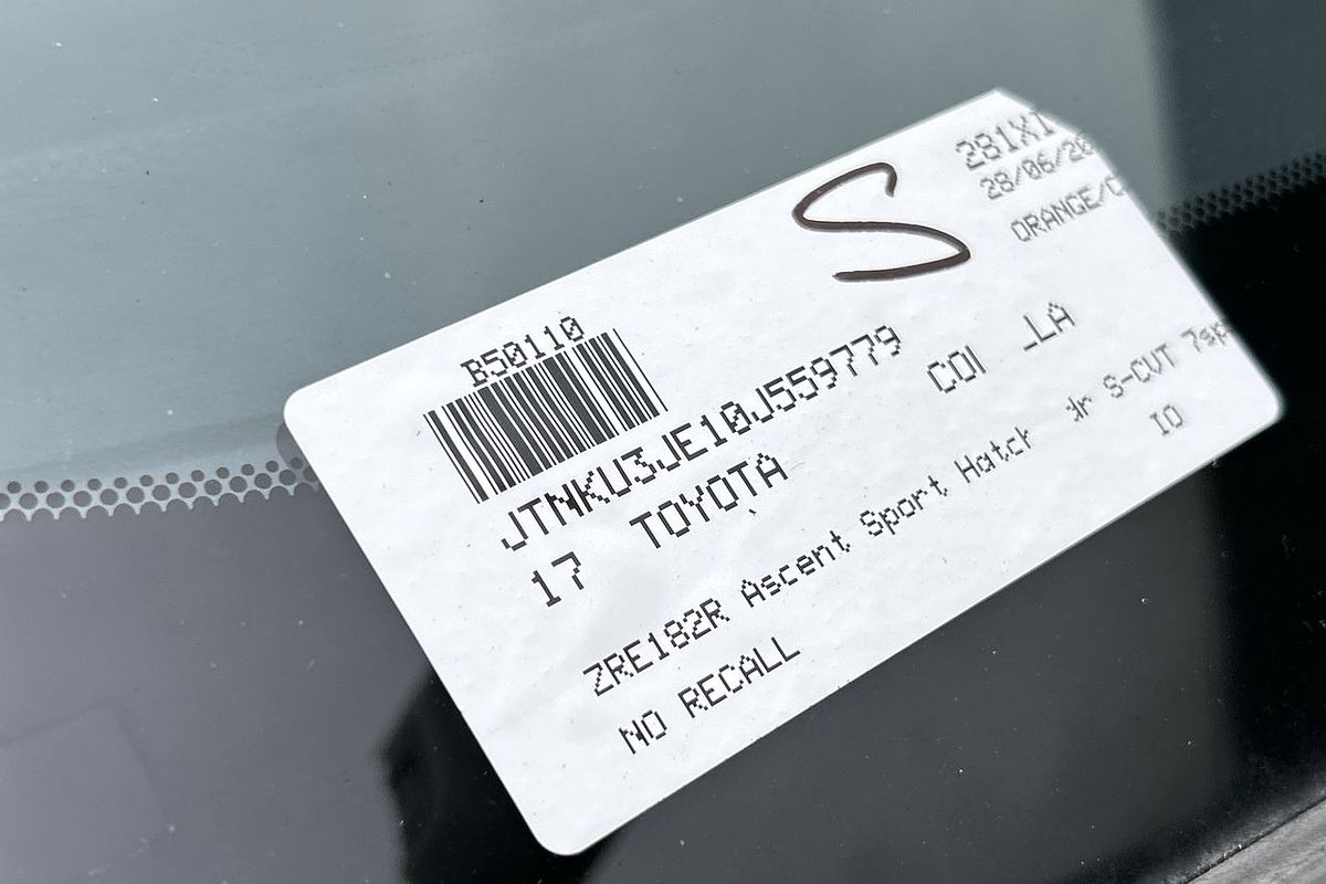 2017 Toyota Corolla Ascent Sport ZRE182R