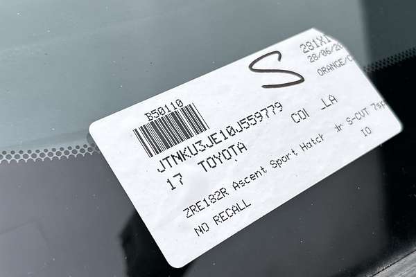 2017 Toyota Corolla Ascent Sport ZRE182R