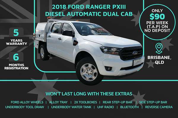 2018 Ford Ranger XL Hi-Rider PX MkIII Rear Wheel Drive 2.2L