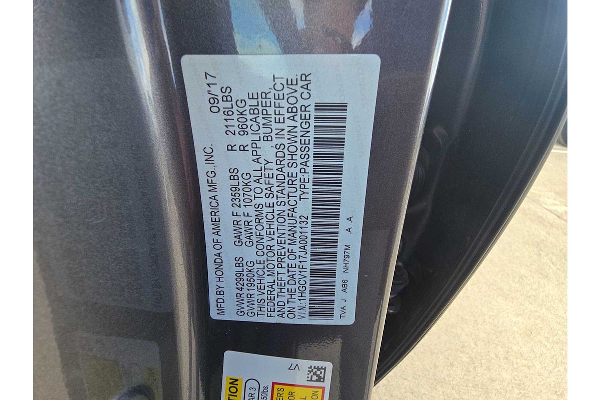 2018 Honda Accord LX 1.5T