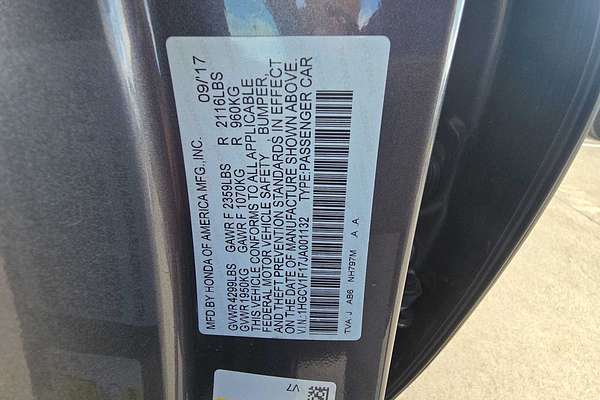2018 Honda Accord LX 1.5T