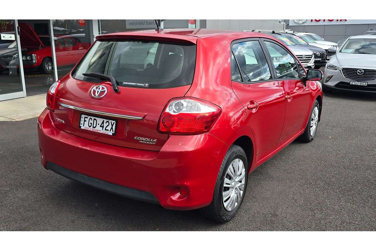 2011 Toyota Corolla Ascent ZRE152R