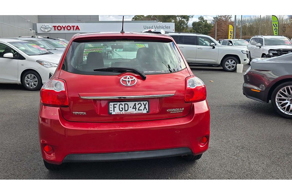 2011 Toyota Corolla Ascent ZRE152R