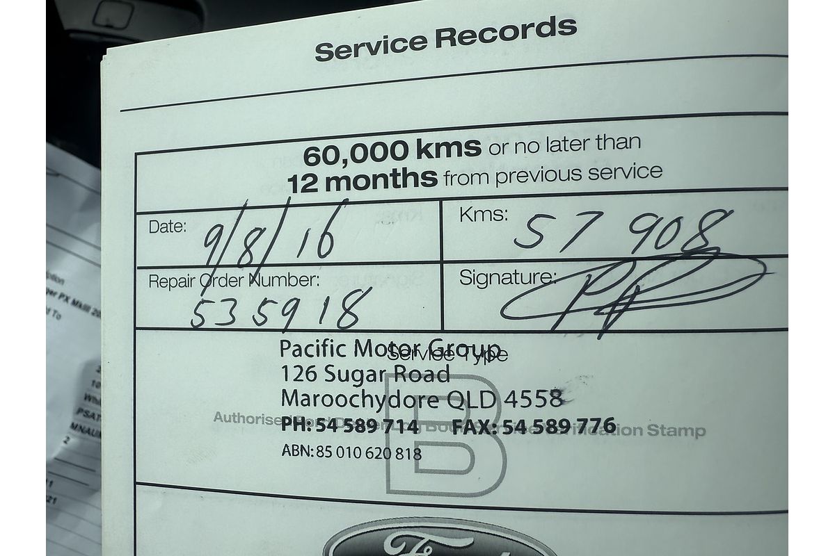 2012 Ford Ranger XL Hi-Rider PX Rear Wheel Drive 2.2L