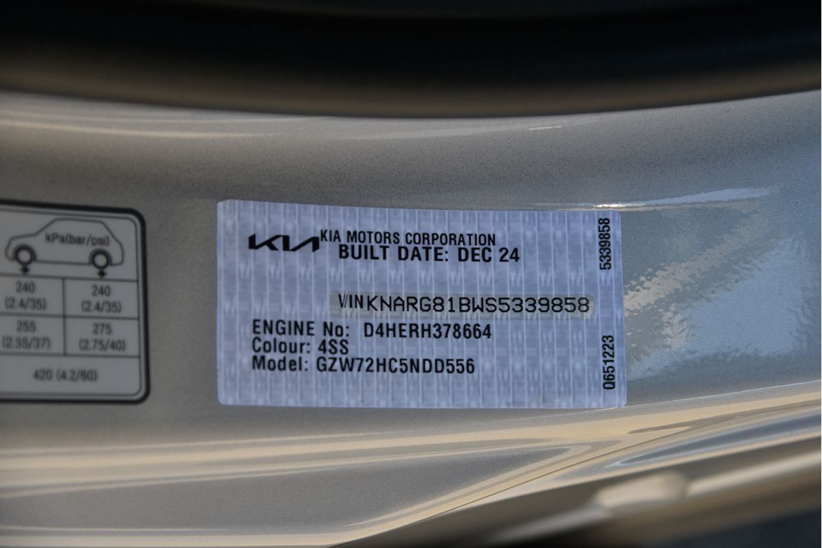 2025 Kia Sorento Sport MQ4 PE