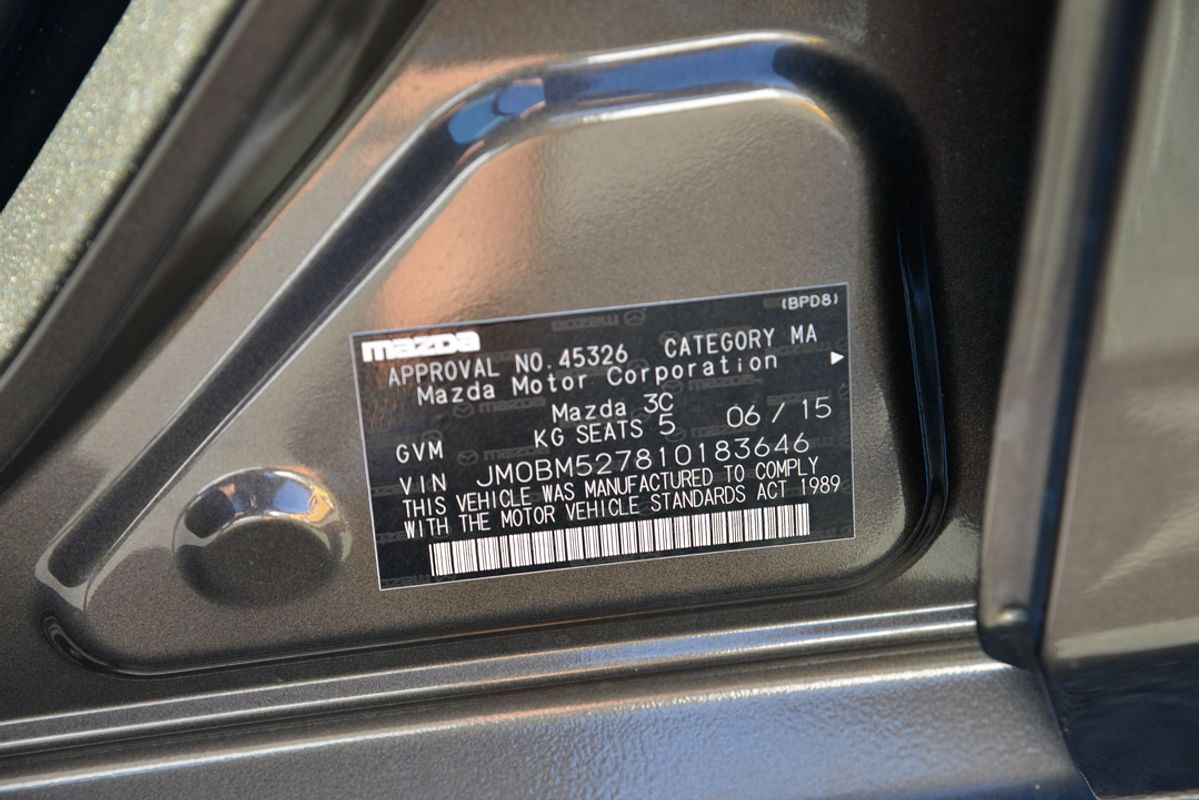 2015 Mazda 3 Maxx BM Series