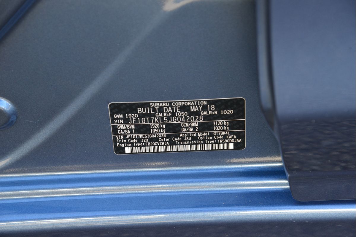 2018 Subaru Impreza 2.0i G5